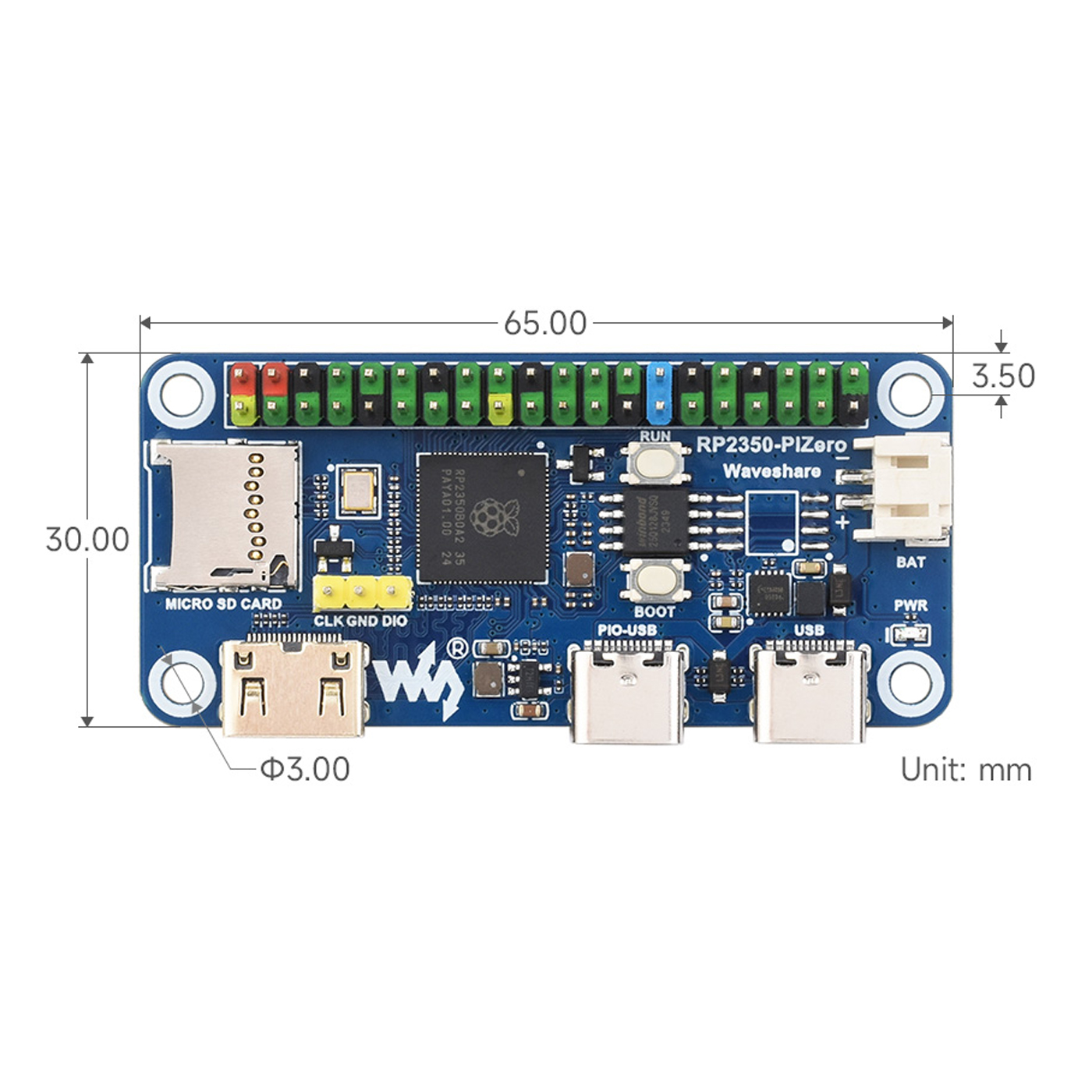 Waveshare RP2350-PiZero Develo - Turing Pi 2 review and price